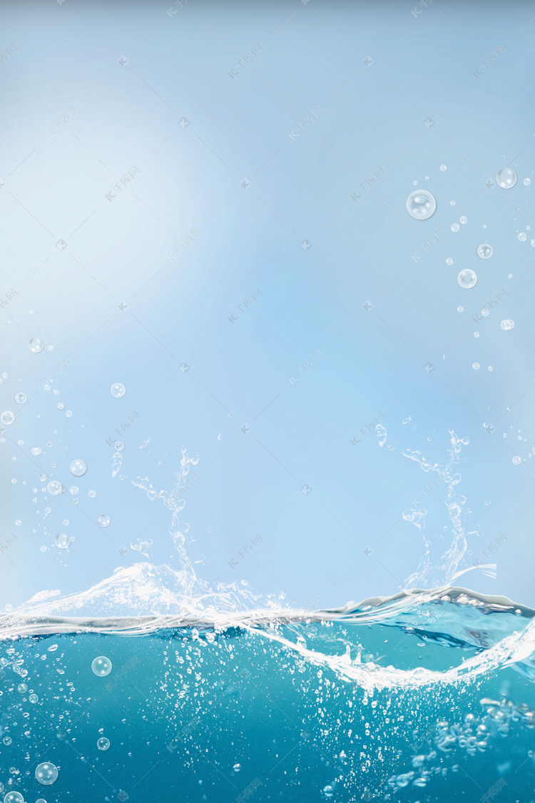 水潤新生 打造清新補(bǔ)水保濕廣告設(shè)計的視覺背景